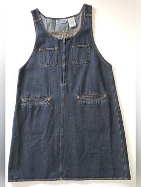 Erika Classics Dark Blue Women's Denim Jeans 100% Cotton  Jumper Size L